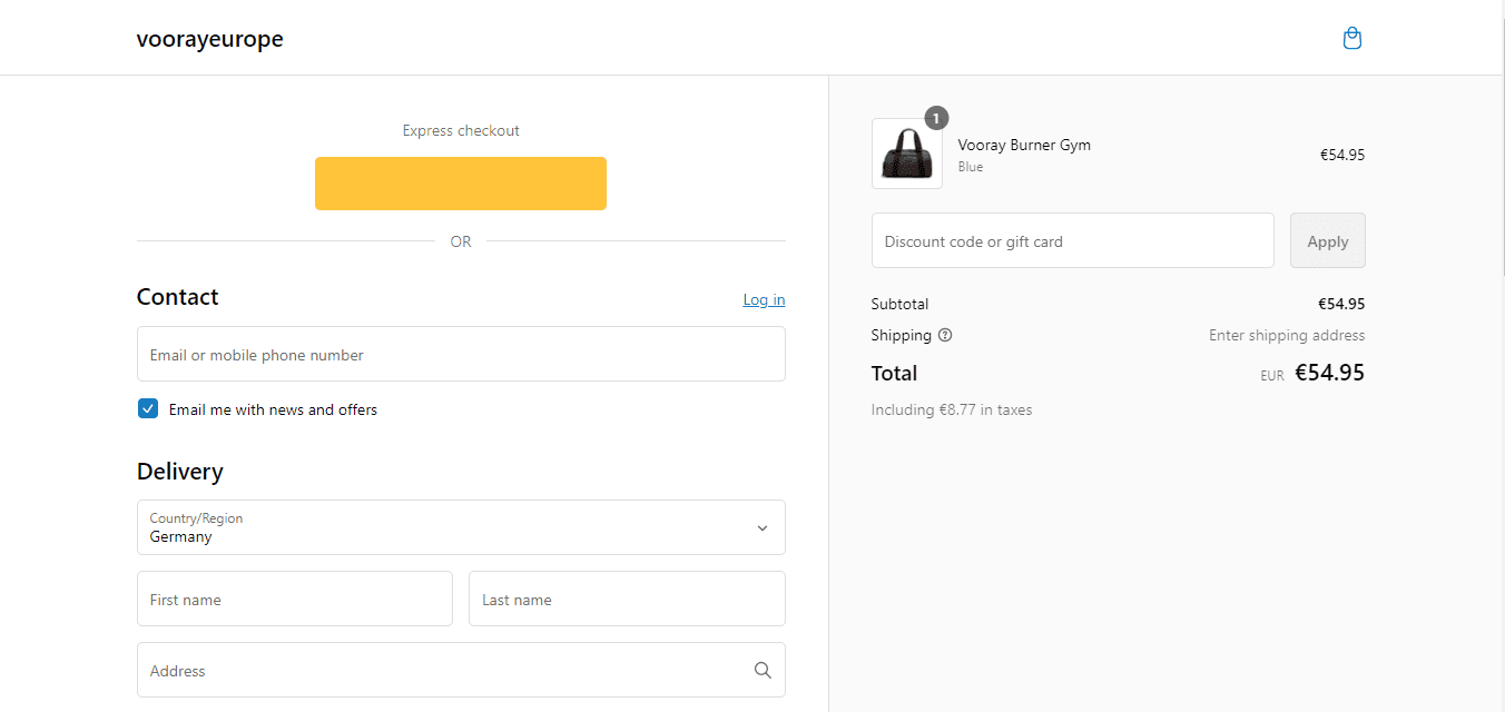 How to apply Vooray EU coupon code